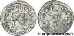 PROBUS (06-07/276-09/282) Marcus Aurelius Probus Aurelianus 281 N° brm_152850 Date : 281 Nom de l'atelier : Lyon Métal : billon Diamètre : 23,00mm Axe des coins : 12h. Poids : 3,82g. Degré de rareté :