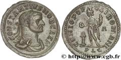CONSTANCE Ier CHLORE (1/03/293-25/07/306) Flavius Valerius Constantius César (1/03/293-1/05/305) Follis ou nummus 300-302 N° brm_152946 Date : 300-302 Nom de l'atelier : Lyon Métal : cuivre Diamètre :