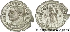 CONSTANCE Ier CHLORE (1/03/293-25/07/306) Flavius Valerius Constantius César (1/03/293-1/05/305) Follis ou nummus 302-304 N° brm_152952 Date : 302-304 Nom de l'atelier : Lyon Métal : cuivre Diamètre :