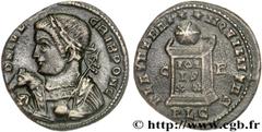 CRISPUS (1/04/317-09/326) Flavius Julius Crispus César (317-326) Centenionalis ou nummus 321 N° brm_152965 Date : 321 Nom de l'atelier : Lyon Métal : cuivre Diamètre : 19,00mm Axe des coins : 6h. Poid