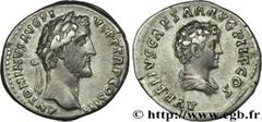 ANTONIN et MARC AURELE CESAR (140-161) Antoninus Pius, Marcus Aurelius Cوsar Denier 141 N° brm_153095 Date : 141 Nom de l'atelier : Rome Métal : argent Diamètre : 17,5mm Axe des coins : 6h. Poids : 3,