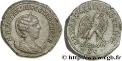 OTACILIA SEVERA (+249) Marcia Otacilia Severa Femme de Philippe Ier, mère de Philippe II - Augusta (244-249) Tétradrachme syro-phénicien 248 N° brm_154045 Date : 248 Nom de l'atelier : Antioche Métal 