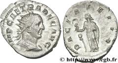 TRAJAN DECE (07/249-06/251) Caius Messius Quintus Traianus Decius Antoninien 251 N° brm_154168 Date : 251 Nom de l'atelier : Rome Métal : billon Diamètre : 23mm Axe des coins : 7h. Poids : 3,51g. Degr