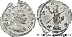 CLAUDE II LE GOTHIQUE (09/268-06-08/270) Marcus Aurelius Claudius Antoninien 269 N° brm_154244 Date : 269 Nom de l'atelier : Siscia Métal : billon Diamètre : 21mm Axe des coins : 5h. Poids : 2,82g.   