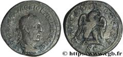 TRAJAN DECE (07/249-06/251) Caius Messius Quintus Traianus Decius Tétradrachme syro-phénicien 250 N° brm_154346 Date : 250 Nom de l'atelier : Antioche Métal : billon Diamètre : 28mm Axe des coins : 6h