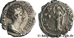 FAUSTINE MERE (+141) Annia Galeria Faustina Consécration d'Antonin le Pieux Denier c. après 147 N° brm_154850 Date : c. après 147 Nom de l'atelier : Rome Métal : argent Diamètre : 19,5mm Axe des coins