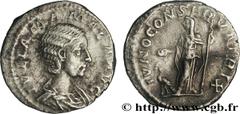 JULIA MAMEE (+235) Julia Mamaea Fille de Julia Mوsa, mère d'Alexandre Sévère - Augusta (221-235) Denier 222 N° brm_154864 Date : 222 Nom de l'atelier : Rome Métal : argent Diamètre : 18,5mm Axe des co