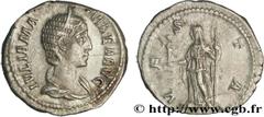 JULIA MAMEE (+235) Julia Mamaea Fille de Julia Mوsa, mère d'Alexandre Sévère - Augusta (221-235) Denier 226 N° brm_154927 Date : 226 Nom de l'atelier : Rome Métal : argent Diamètre : 18,5mm Axe des co