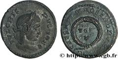 CRISPUS (1/04/317-09/326) Flavius Julius Crispus César (317-326) Centenionalis ou nummus 323 N° brm_155384 Date : 323 Nom de l'atelier : Lyon Métal : cuivre Diamètre : 19mm Axe des coins : 6h. Poids :
