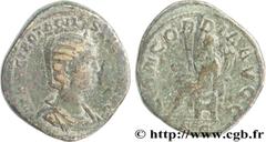 OTACILIA SEVERA (+249) Marcia Otacilia Severa Femme de Philippe Ier, mère de Philippe II - Augusta (244-249) Sesterce 246 N° brm_155705 Date : 246 Nom de l'atelier : Rome Métal : cuivre Diamètre : 31m