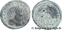 CONSTANCE Ier CHLORE (1/03/293-25/07/306) Flavius Valerius Constantius César (1/03/293-1/05/305) Follis ou nummus 301 N° brm_156269 Date : 301 Nom de l'atelier : Aquilée Métal : cuivre Diamètre : 28mm