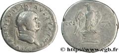 VESPASIEN (1/07/69-24/06/79) Titus Flavius Sabinus Vespasianus Denier 76 N° brm_156639 Date : 76 Nom de l'atelier : Rome Métal : argent Diamètre : 18,50mm Axe des coins : 6h. Poids : 3,22g. Degré de r