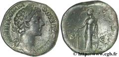 COMMODE (166-31/12/192) Lucius Aurelius Commodus Co-empereur avec Marc-Aurèle (176-180) Sesterce 179 N° brm_156747 Date : 179 Nom de l'atelier : Rome Métal : cuivre Diamètre : 29,00mm Axe des coins : 