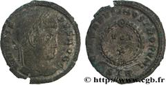 CRISPUS (1/04/317-09/326) Flavius Julius Crispus César (317-326) Centenionalis ou nummus 323-324 N° brm_157215 Date : 323-324 Nom de l'atelier : Trèves Métal : cuivre Diamètre : 20mm Axe des coins : 6