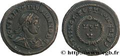 CONSTANTIN II (1/03/317-04/340) Flavius Claudius Julius Constantinus César (1/03/317-9/09/337) Centenionalis ou nummus 320-321 N° brm_157706 Date : 320-321 Nom de l'atelier : Ticinum Métal : cuivre Di