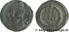 JOVIEN (27/06/363-17/02/364) Flavius Claudius Jovianus Maiorina ou nummus, (PB, ئ 3) 363-364 N° brm_157757 Date : 363-364 Nom de l'atelier : Sirmium Métal : cuivre Diamètre : 19,5mm Axe des coins : 6h
