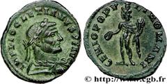 DIOCLETIEN (20/11/284-1/05/305) Caius Aurelius Valerius Diocletianus Auguste (20/11/284-1/05/305) Follis ou nummus 303 N° brm_160957 Date : 303 Nom de l'atelier : Londres Métal : cuivre Diamètre : 28m