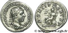 ELAGABAL (16/05/218-12/03/222) Marcus Aurelius Antoninus Denier 218 N° brm_161772 Date : 218 Nom de l'atelier : Rome Métal : argent Diamètre : 20mm Axe des coins : 6h. Poids : 2,92g. Degré de rareté :