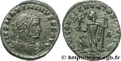 MAXIMIN II DAIA (1/05/305-04/313) Caius Galerius Valerius Maximinus Auguste (310-04/313) Follis ou nummus 313 N° brm_162019 Date : 313 Nom de l'atelier : Siscia Métal : cuivre Diamètre : 22,5mm Axe de