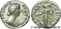 FAUSTINE JEUNE (+175) Annia Galeria Faustina Augusta (146-175) Denier 161-175 N° brm_162213 Date : 161-175 Nom de l'atelier : Rome Métal : argent Diamètre : 17mm Axe des coins : 12h. Poids : 3,20g. Et