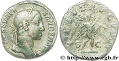 ALEXANDRE SEVERE (10/05/221-22/03/235) Marcus Aurelius Severus Alexander Auguste (13/03/222-22/02/235) Sesterce 228 N° brm_162406 Date : 228 Nom de l'atelier : Rome Métal : cuivre Diamètre : 30mm Axe 