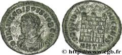 CRISPUS (1/04/317-09/326) Flavius Julius Crispus César (317-326) Centenionalis ou nummus 317 N° brm_163854 Date : 317 Nom de l'atelier : Héraclée Métal : cuivre Diamètre : 18mm Axe des coins : 6h. Poi