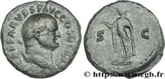 VESPASIEN (1/07/69-24/06/79) Titus Flavius Sabinus Vespasianus As 74 N° brm_164742 Date : 74 Nom de l'atelier : Rome Métal : cuivre Diamètre : 27,00mm Axe des coins : 6h. Poids : 10,84g. Degré de rare