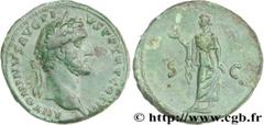 ANTONIN LE PIEUX (25/02/138-7/03/161) Titus Aurelius Fulvus Boionius Arrius Antoninus Auguste (10/07/138-7/03/161) Sesterce 142 N° brm_164773 Date : 142 Nom de l'atelier : Rome Métal : cuivre Diamètre