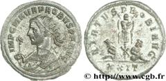 PROBUS (06-07/276-09/282) Marcus Aurelius Probus Antoninien 277 N° brm_164874 Date : 277 Nom de l'atelier : Siscia Métal : billon Diamètre : 23mm Axe des coins : 6h. Poids : 3,76g. Degré de rareté : R