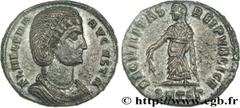HELENE (+328) Flavia Julia Helena femme de Constance Ier, mère de Constantin Ier - Augusta (324-328) Centenionalis ou nummus 326-328 N° brm_164910 Date : 326-328 Nom de l'atelier : Thessalonique Métal