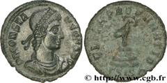 CONSTANS (25/12/335-18/01/350) Flavius Julius Constans Auguste (9/09/337-18/01-350) Demi-maiorina, (PB, ئ 3) 348-350 N° brm_165989 Date : 348-350 Nom de l'atelier : Siscia Métal : cuivre Diamètre : 19