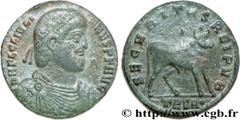 JULIEN II LE PHILOSOPHE (6/11/355-26/06/363) Flavius Claudius Julianus Auguste (02/360-26/06/363) Double maiorina, (GB, ئ 1) 362-363 N° brm_166548 Date : 362-363 Nom de l'atelier : Thessalonique Métal