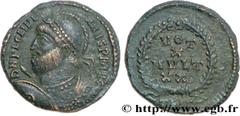 JULIEN II LE PHILOSOPHE (6/11/355-26/06/363) Flavius Claudius Julianus Auguste (02/360-26/06/363) Maiorina ou nummus, (PB, ئ 3) 362-363 N° brm_166628 Date : 362-363 Nom de l'atelier : Thessalonique Mé