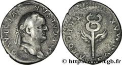 VESPASIEN (1/07/69-24/06/79) Titus Flavius Sabinus Vespasianus Denier 74 N° brm_166657 Date : 74 Nom de l'atelier : Rome Métal : argent Diamètre : 19,5mm Axe des coins : 7h. Poids : 3,06g. Etat de con