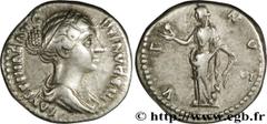 FAUSTINE JEUNE (+175) Annia Galeria Faustina Augusta (146-175) Denier c. 148 N° brm_166667 Date : c. 148 Nom de l'atelier : Rome Métal : argent Diamètre : 17,5mm Axe des coins : 6h. Poids : 3,24g. Eta