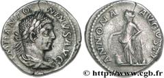 ELAGABAL (16/05/218-12/03/222) Marcus Aurelius Antoninus Denier 219 N° brm_167050 Date : 219 Nom de l'atelier : Rome Métal : argent Diamètre : 18mm Axe des coins : 12h. Poids : 2,91g. Etat de conserva