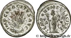 TACITE (11-12/275-06/276) Marcus Claudius Tacitus Aurelianus 276 N° brm_167062 Date : 276 Nom de l'atelier : Lyon Métal : billon Diamètre : 24,5mm Axe des coins : 12h. Poids : 3,85g.   Etat de conserv
