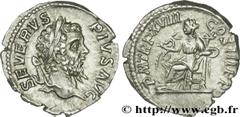 SEPTIME SEVERE (13/04/193-4/02/211) Lucius Septimius Severus Denier 210 N° brm_168493 Date : 210 Nom de l'atelier : Rome Métal : argent Diamètre : 18,5mm Axe des coins : 12h. Poids : 2,58g.   Etat de 