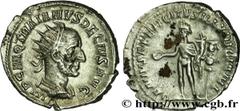 TRAJAN DECE (07/249-06/251) Caius Messius Quintus Traianus Decius Antoninien 249 N° brm_168541 Date : 249 Nom de l'atelier : Rome Métal : billon Diamètre : 22mm Axe des coins : 12h. Poids : 4,17g. Deg