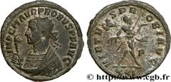 PROBUS (06-07/276-09/282) Marcus Aurelius Probus Aurelianus 280 N° brm_168817 Date : 280 Nom de l'atelier : Siscia Métal : billon Diamètre : 22mm Axe des coins : 11h. Poids : 4,02g.   Etat de conserva
