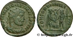 DIOCLETIEN (20/11/284-1/05/305) Caius Aurelius Valerius Diocletianus Auguste (20/11/284-1/05/305) Pseudo aurelianus ou néo-aurelianus 295-296 N° brm_168905 Date : 295-296 Nom de l'atelier : Héraclée M