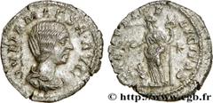 JULIA MAESA (+223 ou 226) Julia Mوsa Sœur de Julia Domna, mère de Julia Soémias et de Julia Mamée, grand-mère d'Elagabal et d'Alexandre Sévère - Augusta (218-223/226) Denier 220-222 N° brm_169488 Date