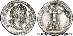 SEPTIME SEVERE (13/04/193-4/02/211) Lucius Septimius Severus Denier 201 N° brm_170086 Date : 201 Nom de l'atelier : Rome Métal : argent Diamètre : 19mm Axe des coins : 6h. Poids : 3,06g. Degré de rare