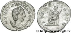 ETRUSCILLE (+251) Herennia Cupressenia Etruscilla Femme de Trajan Dèce, mère d'Hérennius Etruscus et d'Hostilien - Augusta (249-251) Antoninien 250 N° brm_170460 Date : 250 Nom de l'atelier : Rome Mét