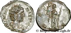 JULIA MAMEE (+235) Julia Mamaea Fille de Julia Mوsa, mère d'Alexandre Sévère - Augusta (221-235) Denier 226 N° brm_172714 Date : 226 Nom de l'atelier : Rome Métal : argent Diamètre : 18mm Axe des coin