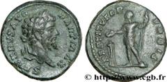 SEPTIME SEVERE (13/04/193-4/02/211) Lucius Septimius Severus Denier 201 N° brm_172919 Date : 201 Nom de l'atelier : Rome Métal : cuivre Diamètre : 18mm Axe des coins : 6h. Poids : 2,79g. Degré de rare