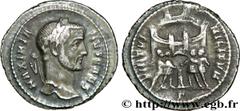 GALERE (1/03/293-5/05/311) Galerius Valerius Maximianus César (1/03/293-1/05/305) Argenteus 295-297 N° brm_172949 Date : 295-297 Nom de l'atelier : Rome Métal : argent Diamètre : 19,50mm Axe des coins
