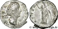 FAUSTINE MERE (+141) Annia Galeria Faustina Consécration d'Antonin le Pieux Denier c. 147 N° brm_172962 Date : c. 147 Nom de l'atelier : Rome Métal : argent Diamètre : 17,5mm Axe des coins : 6h. Poids