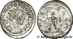 PROBUS (06-07/276-09/282) Marcus Aurelius Probus Aurelianus 276 N° brm_173092 Date : 276 Nom de l'atelier : Lyon Métal : billon Diamètre : 22,5mm Axe des coins : 6h. Poids : 3,79g.   Etat de conservat