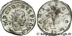PROBUS (06-07/276-09/282) Marcus Aurelius Probus Aurelianus 277 N° brm_173146 Date : 277 Nom de l'atelier : Lyon Métal : billon Diamètre : 22,5mm Axe des coins : 12h. Poids : 4,48g.   Etat de conserva